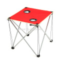 Table de pique-paille pliante en tissu léger pour camping